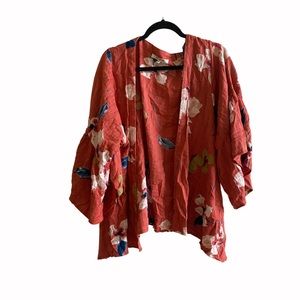 M RIP CURL, shawl/ flair sleeve cover up.